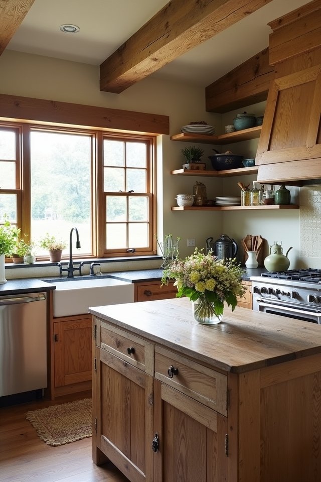 rustic warmth and charm