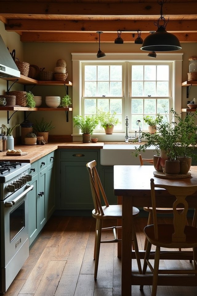 rustic warmth and charm