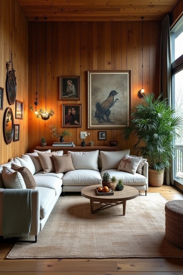 rustic warmth and charm