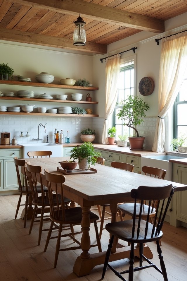 rustic warmth and comfort
