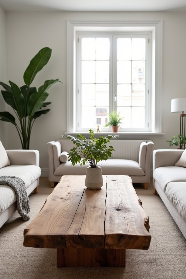 rustic warmth and sustainability