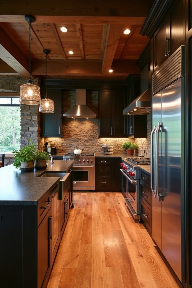 rustic warmth meets modernity
