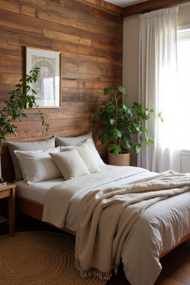 rustic warmth with reclaimed wood