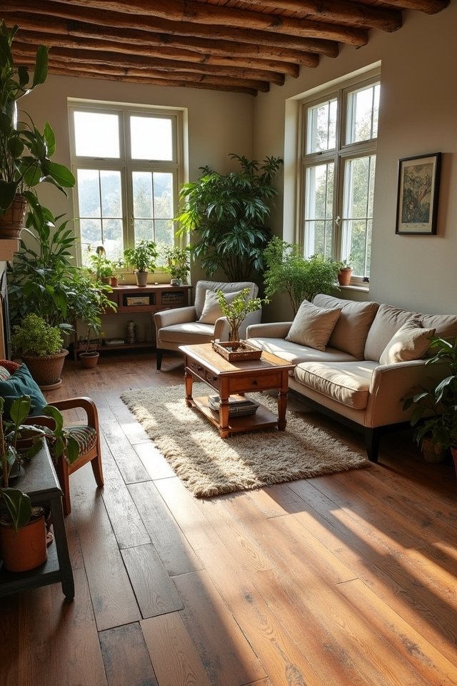 rustic warmth without maintenance