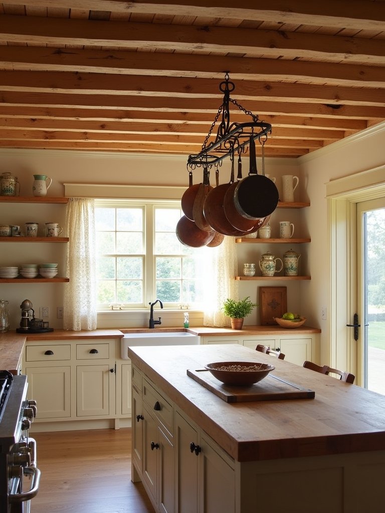 rustic wood kitchen charm