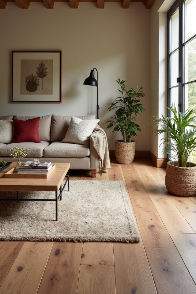 rustic wood look tile charm