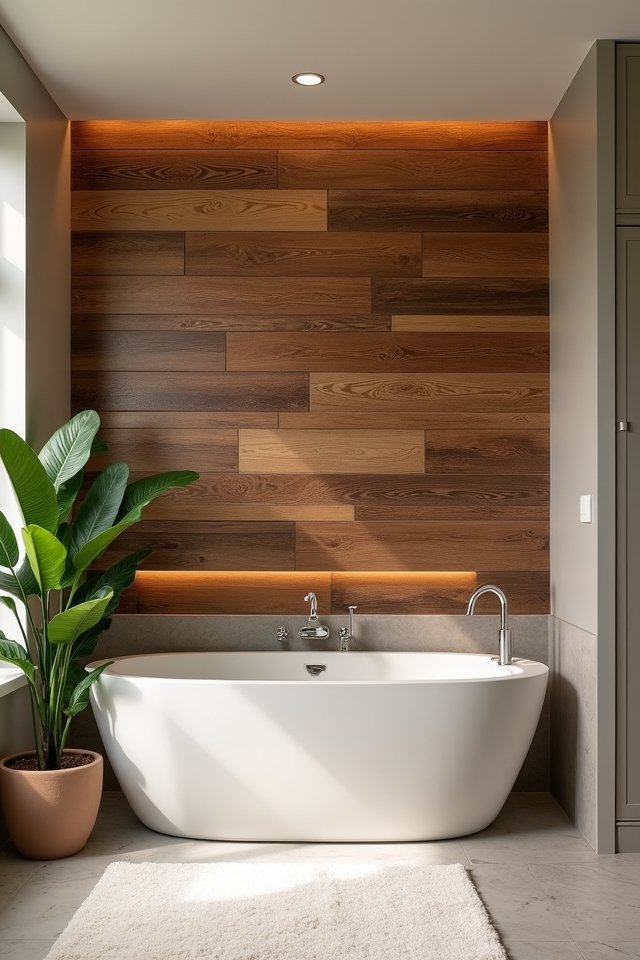 rustic wood plank charm