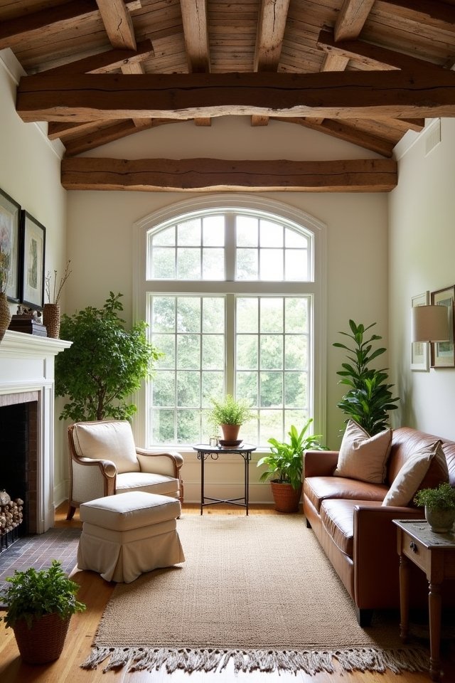 rustic wooden beam charm
