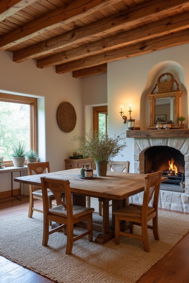 rustic wooden furniture charm