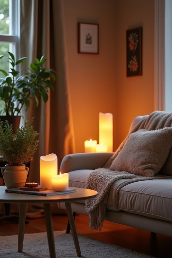 safe flickering led ambiance