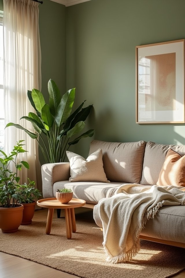 sage green earthy harmony