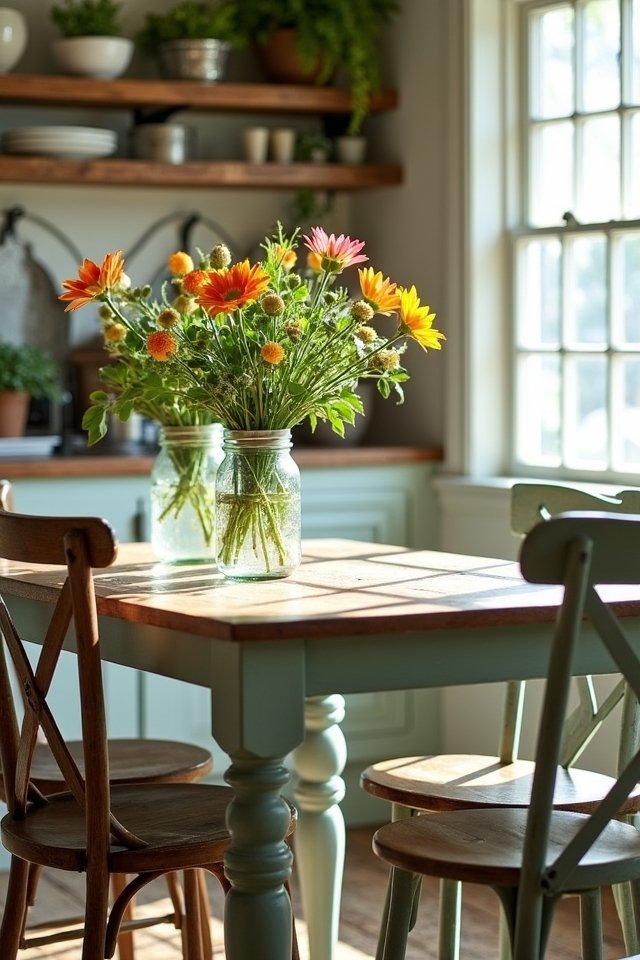 sage green farmhouse kitchen charm