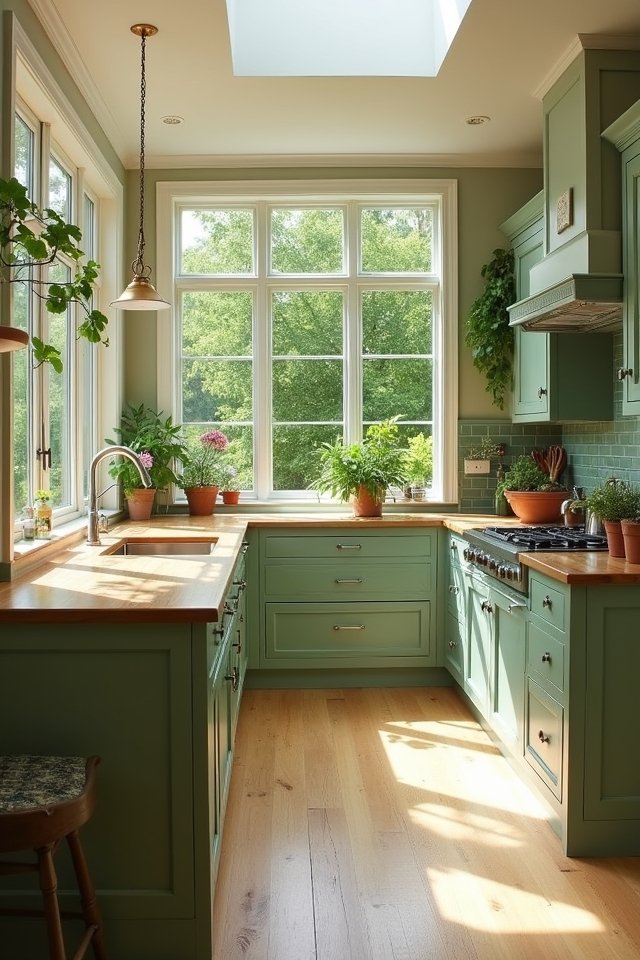 sage green kitchen harmony