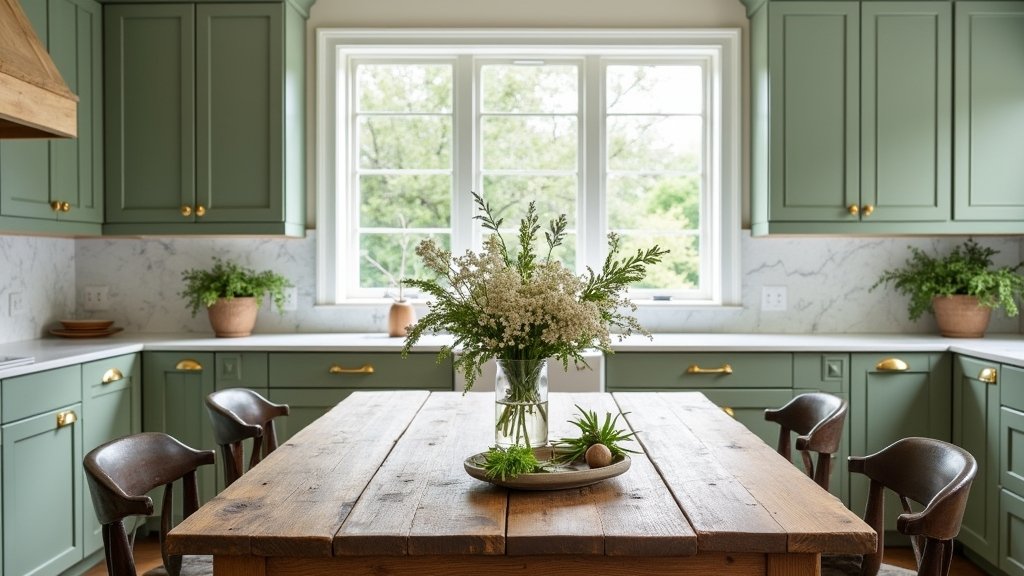 sage green kitchen inspiration