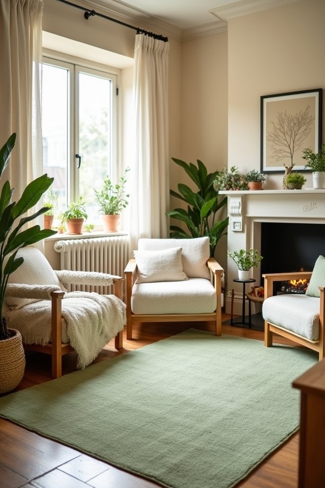 sage green rugs elevate ambiance