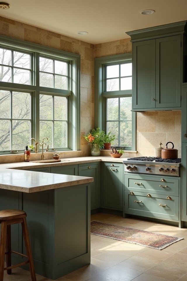 sage green stone harmony