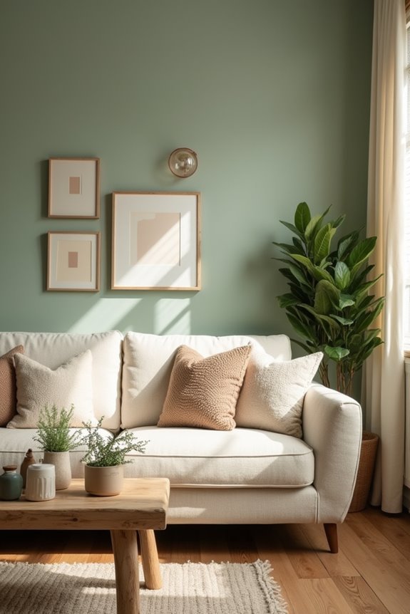 sage green warm neutrals