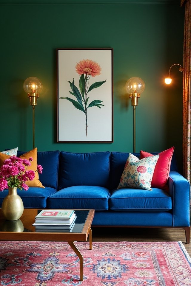 sapphire sofas vibrant accents