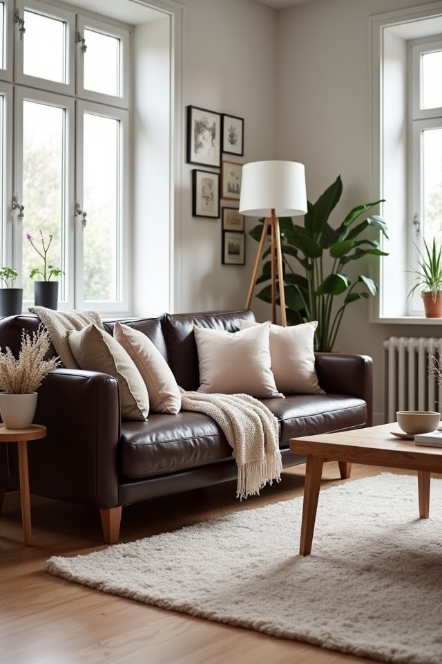 scandinavian cozy living room