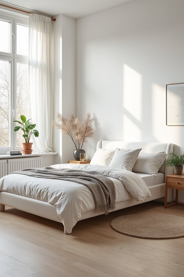 scandinavian minimalist bedroom design