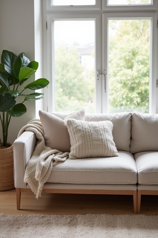 scandinavian minimalist couch elegance