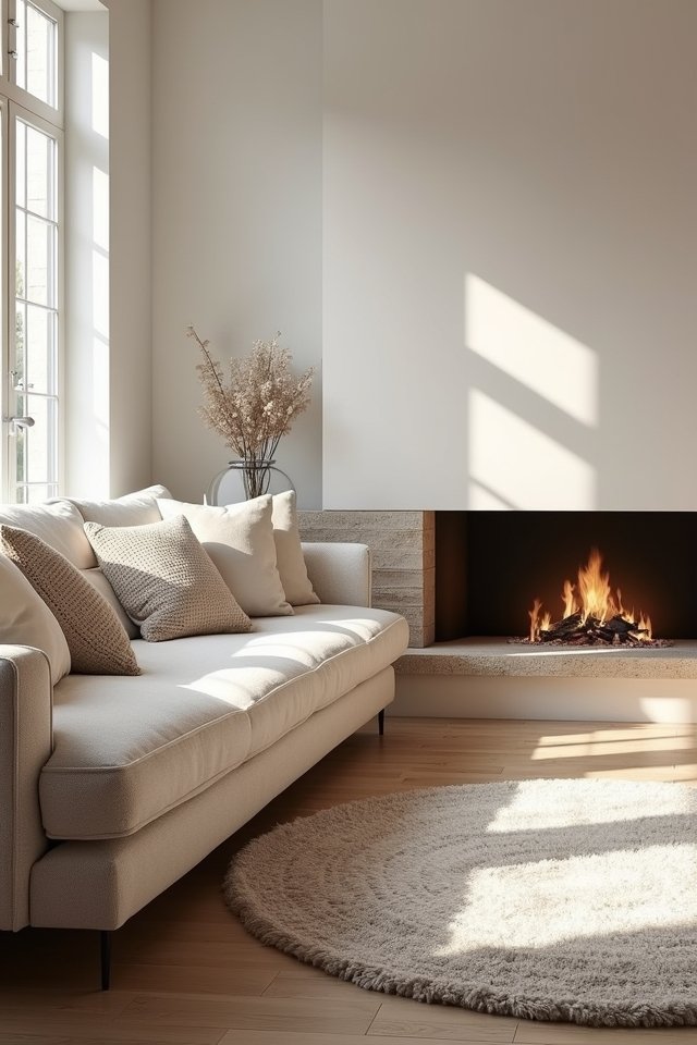 scandinavian minimalist cozy design