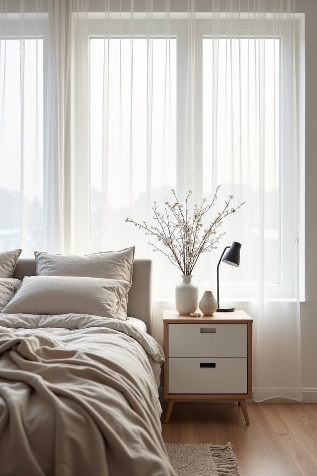 scandinavian minimalist nightstands elegance