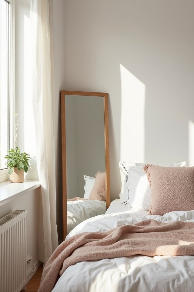 scandinavian style mirror elegance