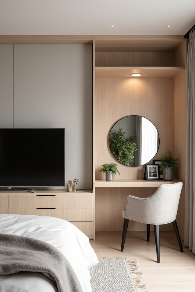 scandinavian style tv unit