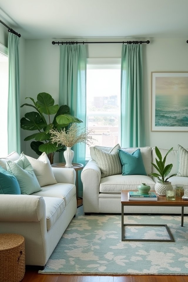 seafoam green tranquility blend