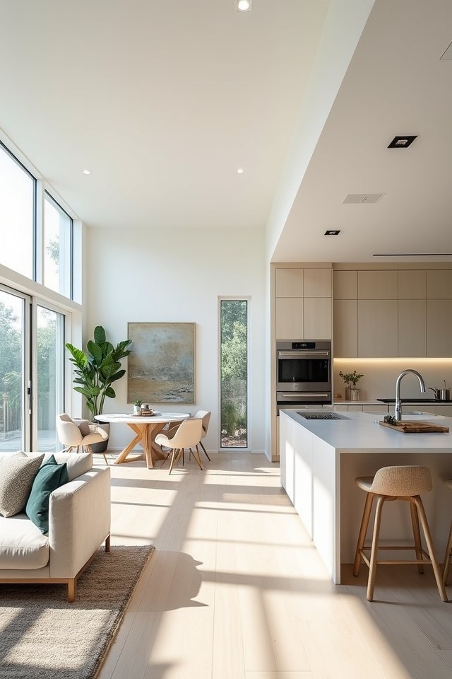 seamless flow between spaces