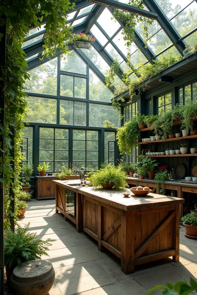 seamless indoor outdoor kitchen flow