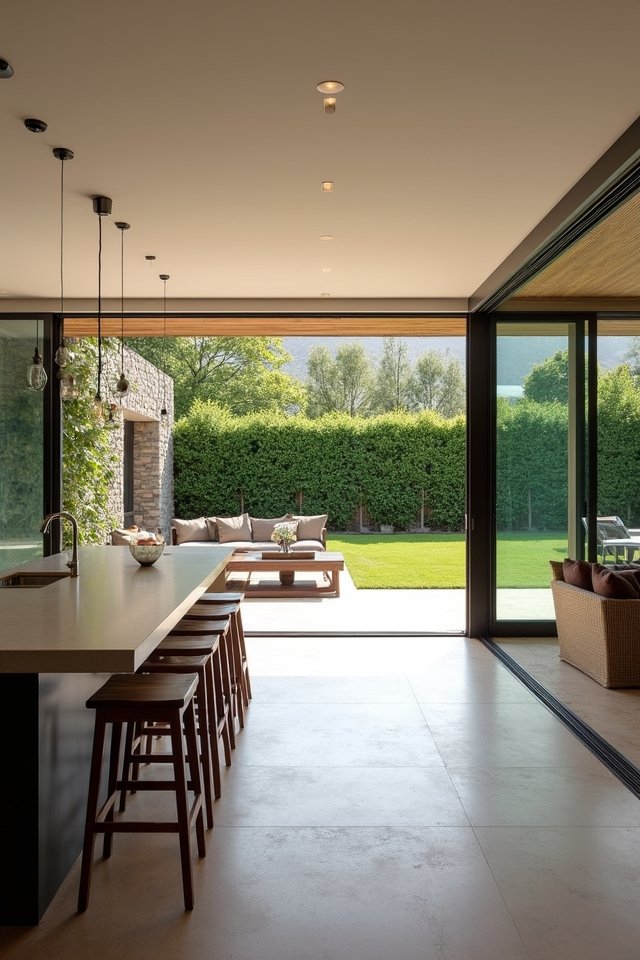 seamless indoor outdoor living