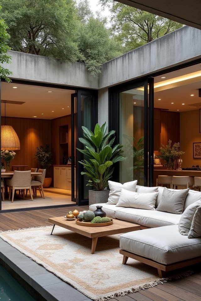 seamless indoor outdoor living