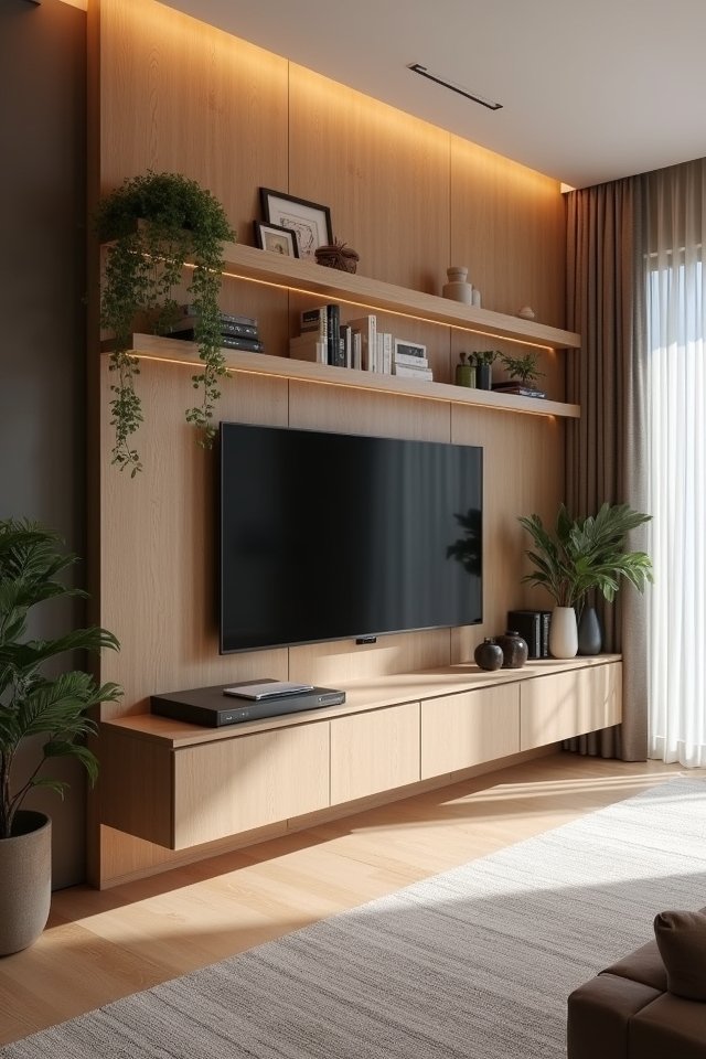 seamless integrated tv units
