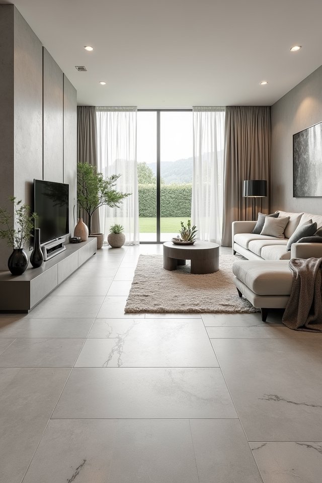 seamless stylish spacious flooring