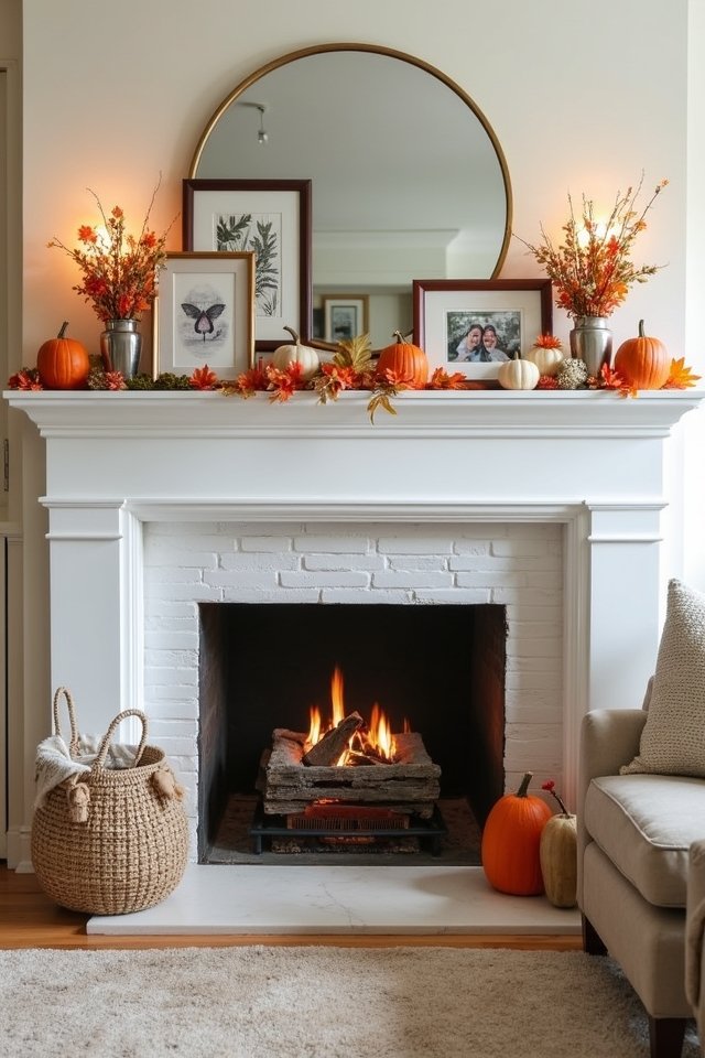 seasonal family photo frames