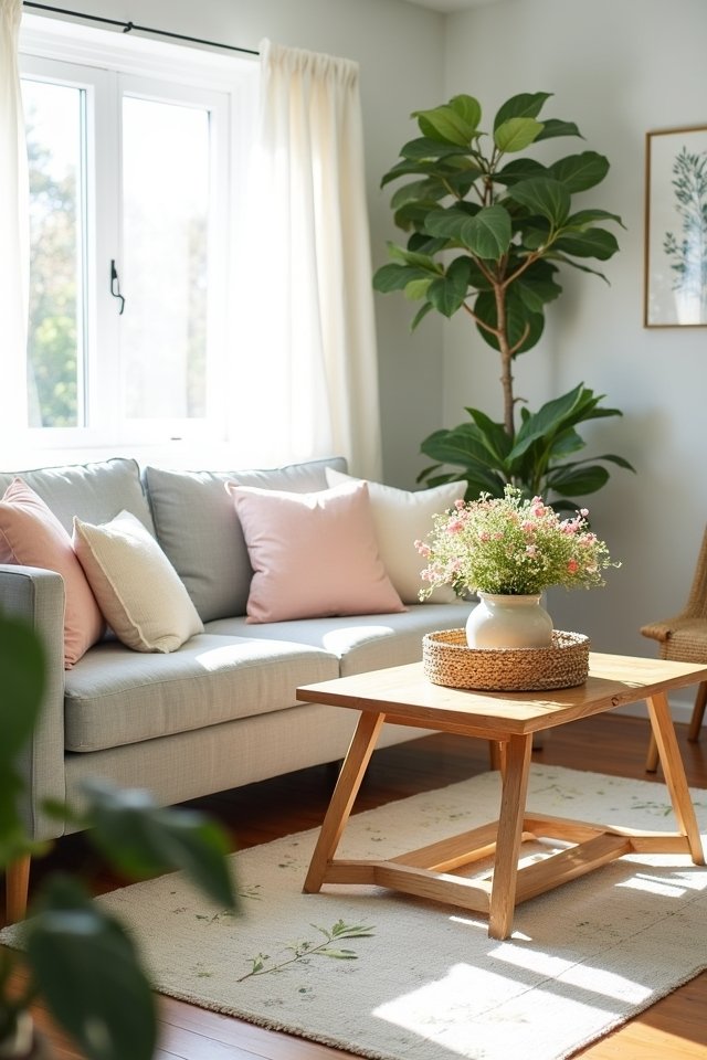 seasonal living room refresh