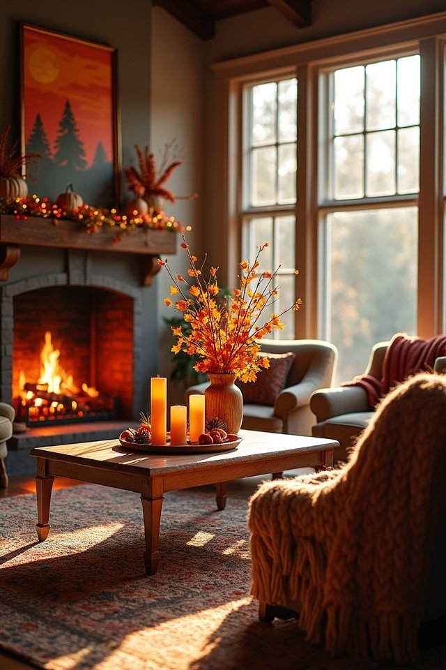 seasonal living room transformation