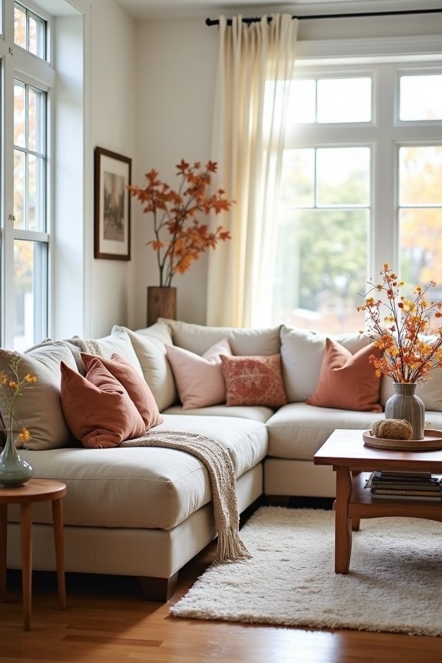 seasonal living room transformation