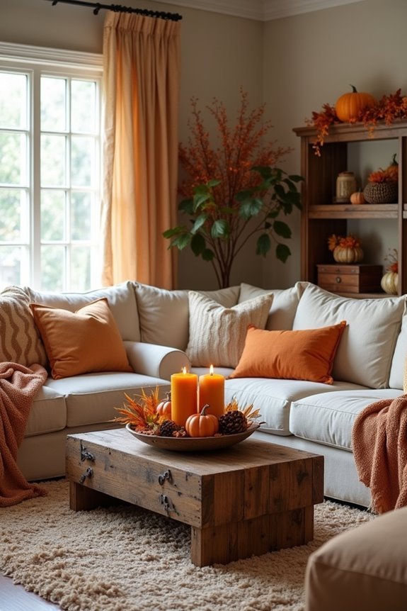 seasonal living room transformation