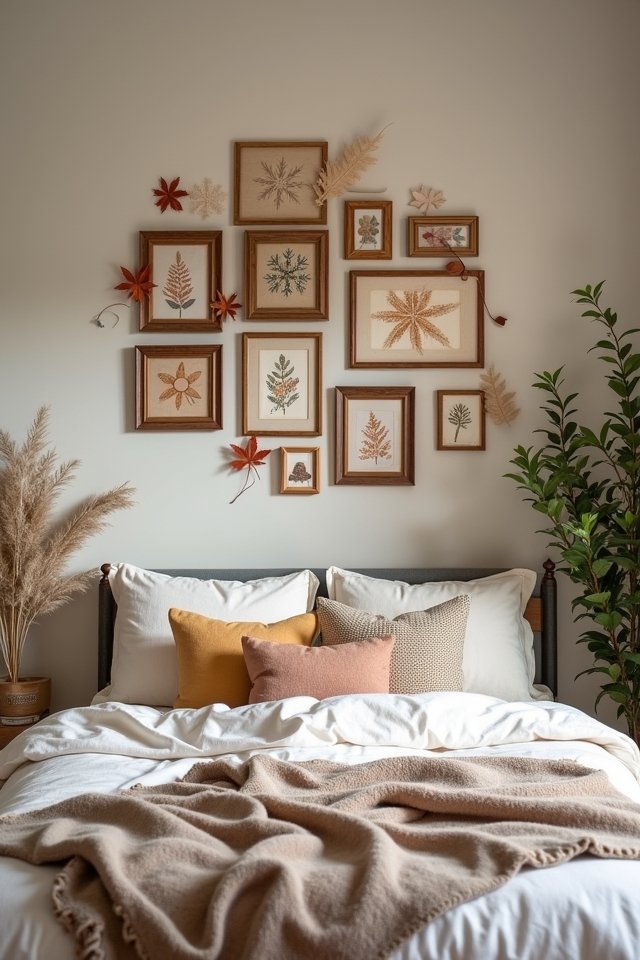 seasonal theme wall collage