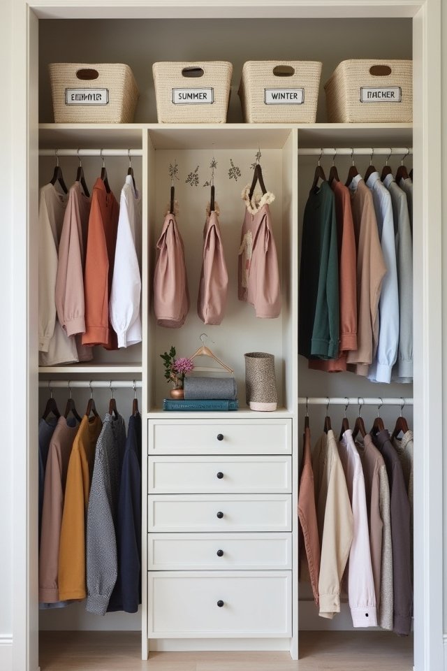 seasonal wardrobe organization system