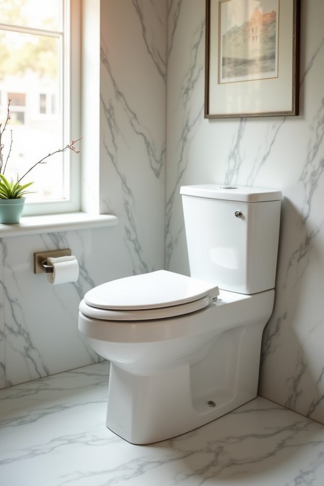 self cleaning toilet convenience