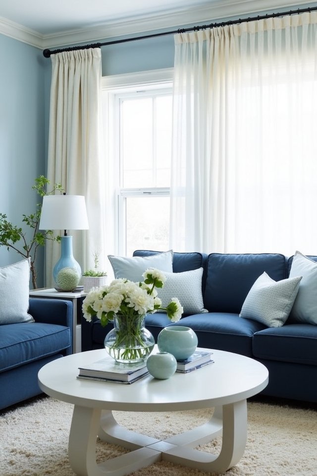 serene blues create tranquility