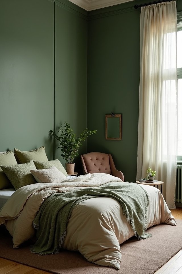 serene cozy earthy retreat