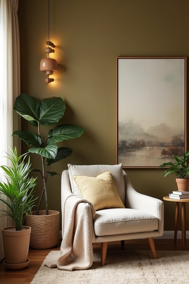 serene cozy living retreat