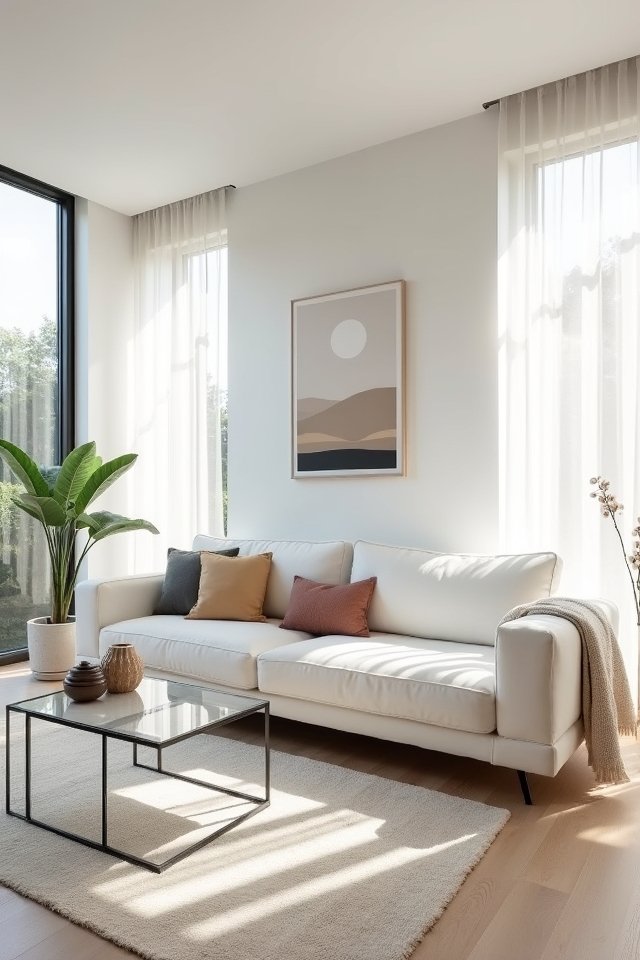 serene curated living spaces
