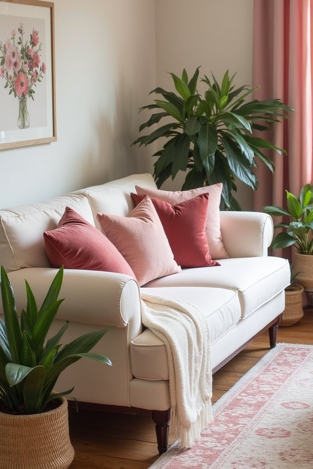 serene dusty rose decor