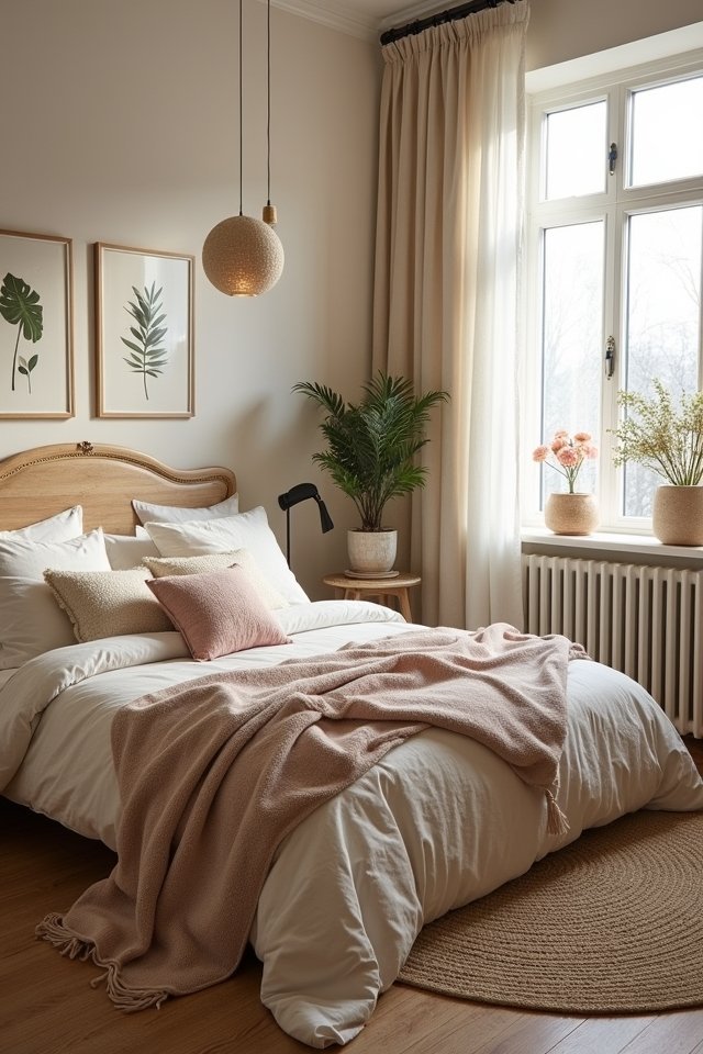 serene forest retreat bedroom